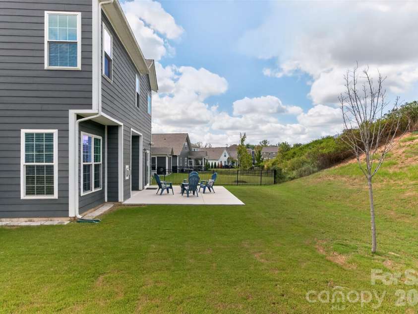 4638 Monument Valley Drive, Indian Land, SC 29707.  MLS# CAR4430010, YatesRealty ID 55436. Backyard views.