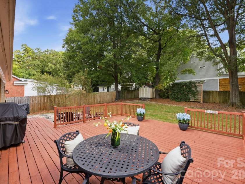 3745 Severn Avenue, Charlotte, NC 28210.  MLS# CAR4431290, YatesRealty ID 55453. Deck