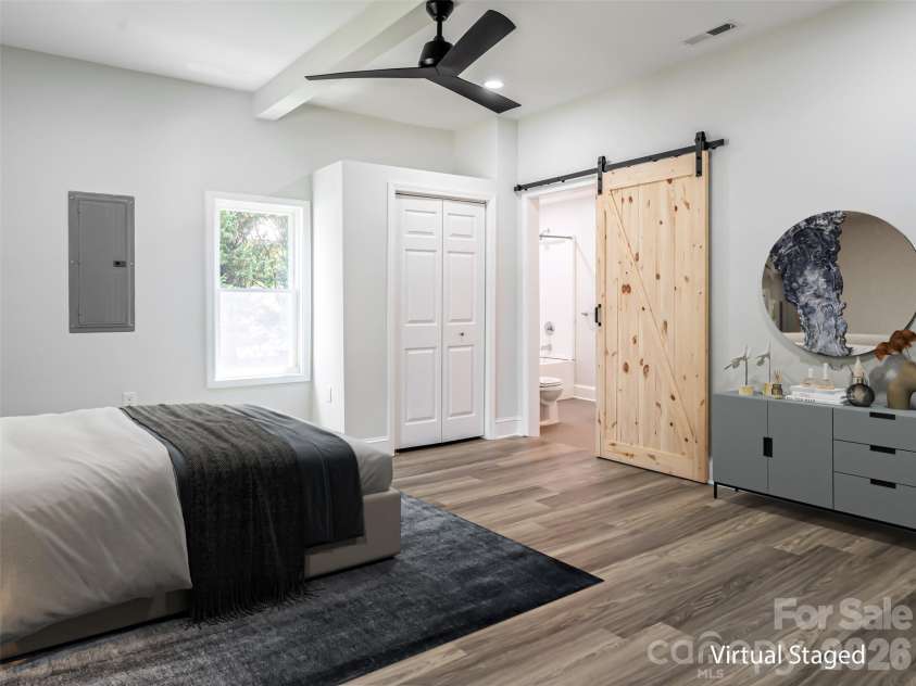 172 Reed Street, Canton, NC 28716.  MLS# CAR4296110, YatesRealty ID 5546. Main level bedroom