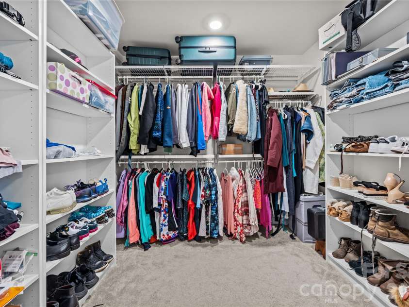 4035 Rothwood Lane, Harrisburg, NC 28075.  MLS# CAR4432695, YatesRealty ID 55461. Master Closet