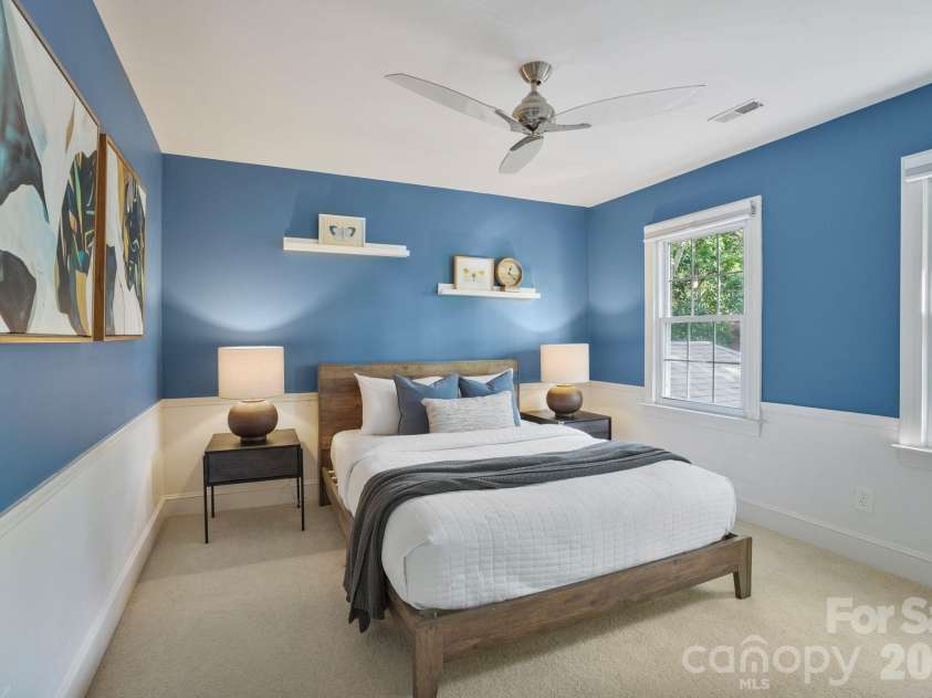 4800 Rockview Court, Charlotte, NC 28226.  MLS# CAR4431140, YatesRealty ID 55471. Secondary Bedroom #1 (Upper Level)