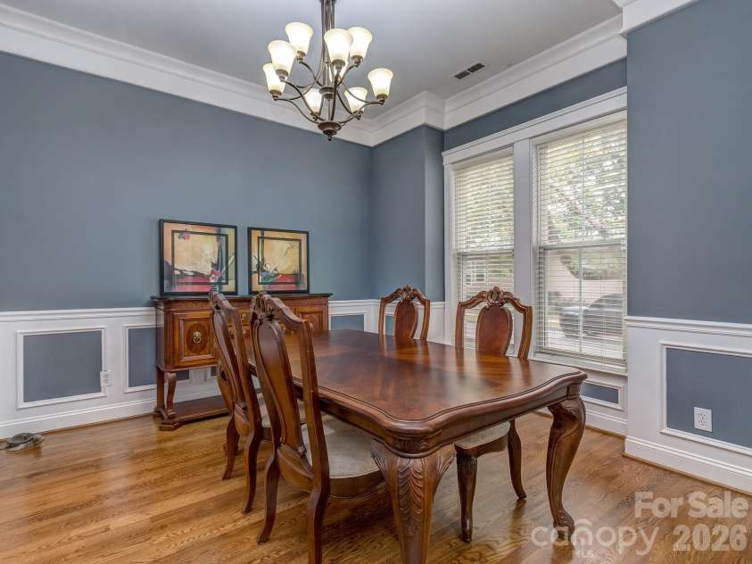 8211 Strandhill Road, Huntersville, NC 28078.  MLS# CAR4428753, YatesRealty ID 55477. Dining room / Flex space