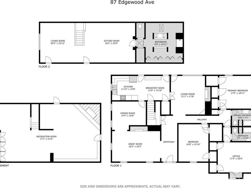 87 Edgewood Avenue, Concord, NC 28025.  MLS# CAR4317920, YatesRealty ID 5548. 