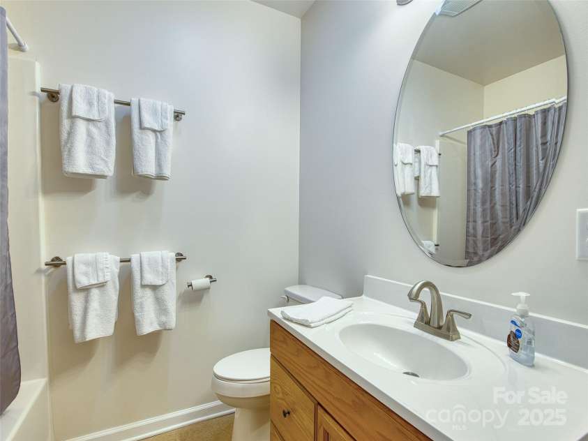 12 Lila Lane, Leicester, NC 28748.  MLS# CAR4254500, YatesRealty ID 555. Basement Level Bathroom
