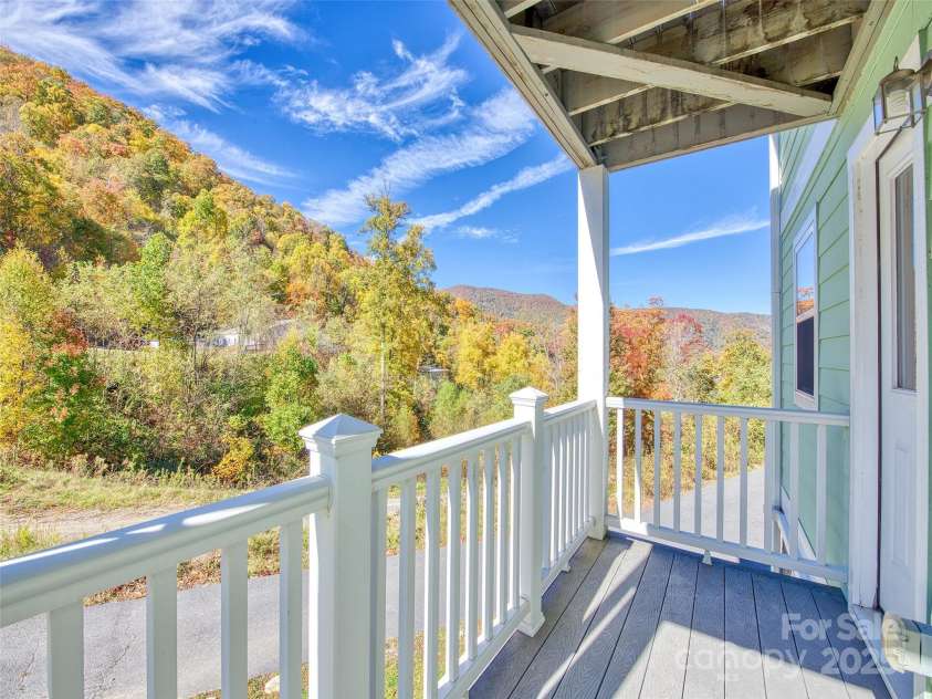 12 Lila Lane, Leicester, NC 28748.  MLS# CAR4254500, YatesRealty ID 555. View from Upper Deck