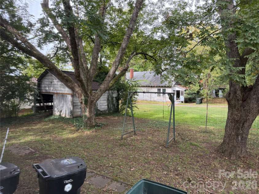 44 Academy Avenue, Concord, NC 28025.  MLS# CAR4432775, YatesRealty ID 55503. Backyard and detached garage