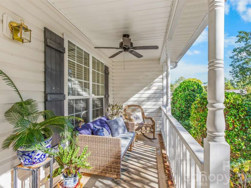 4618 Hendrix Court, Concord, NC 28025.  MLS# CAR4431884, YatesRealty ID 55512. Covered Front Porch