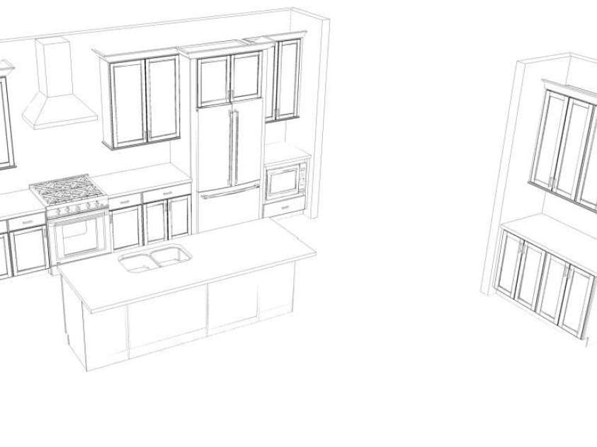 12081 Coyle Road, Stanfield, NC 28163.  MLS# CAR4432819, YatesRealty ID 55520. Proposed Kitchen Layout