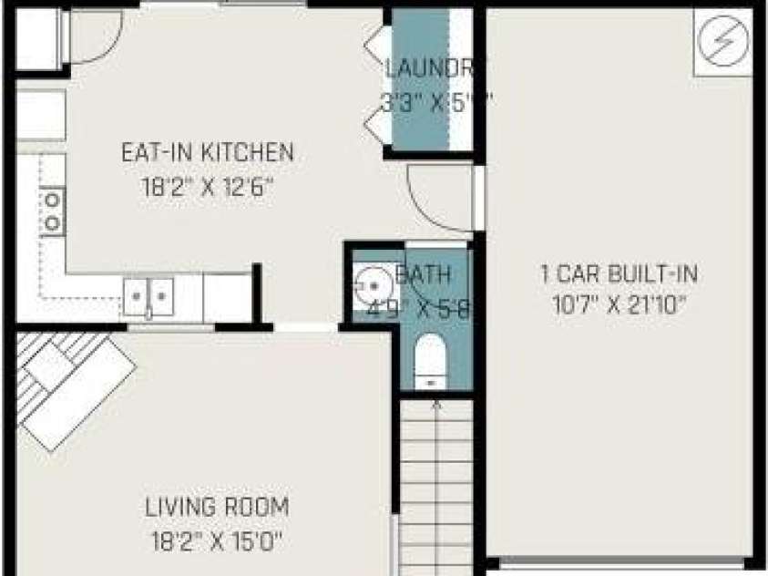 13514 Tartarian Court, Charlotte, NC 28215.  MLS# CAR4245300, YatesRealty ID 5554. First Floor