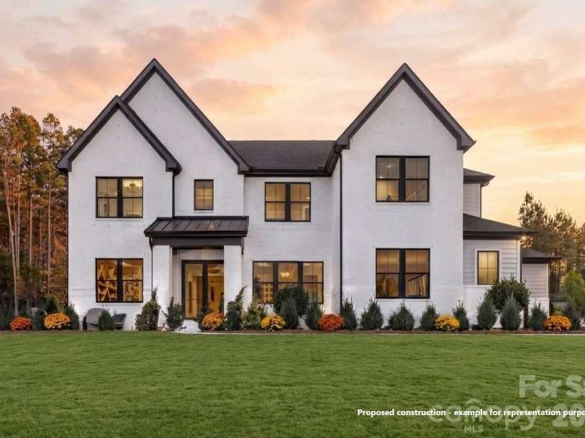 1006 Sophie Lane, Waxhaw, NC 28173.  MLS# CAR4432635, YatesRealty ID 55550. Proposed construction Example for representation purpose