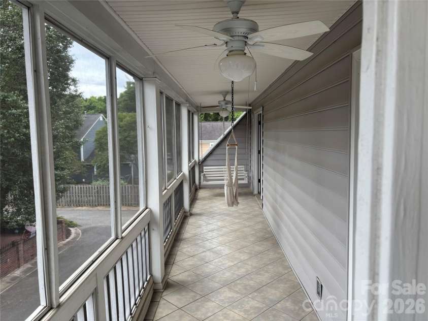 6201 Creft Circle, Indian Trail, NC 28079.  MLS# CAR4376580, YatesRealty ID 55558. 2nd Floor Porch (Screen)