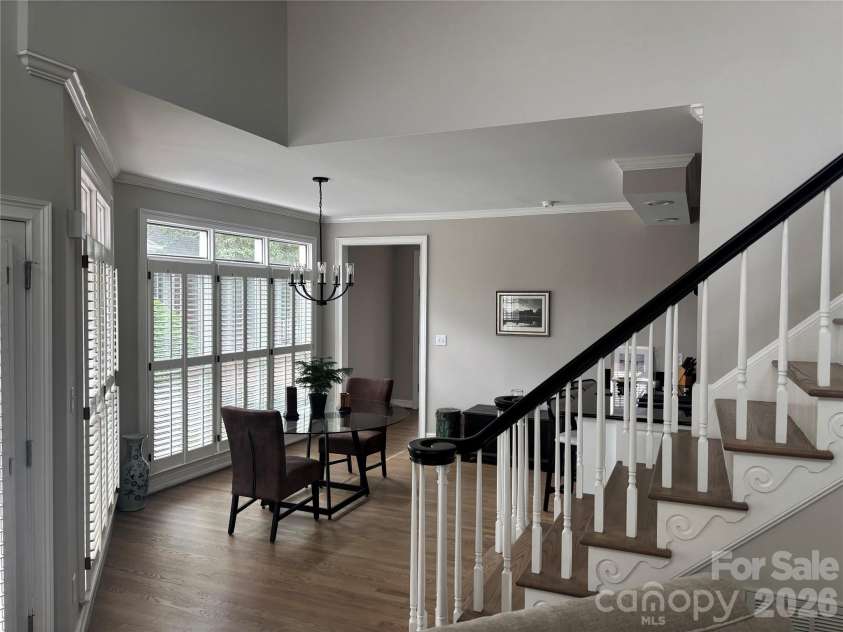 6201 Creft Circle, Indian Trail, NC 28079.  MLS# CAR4376580, YatesRealty ID 55558. Dining Room Angle #1