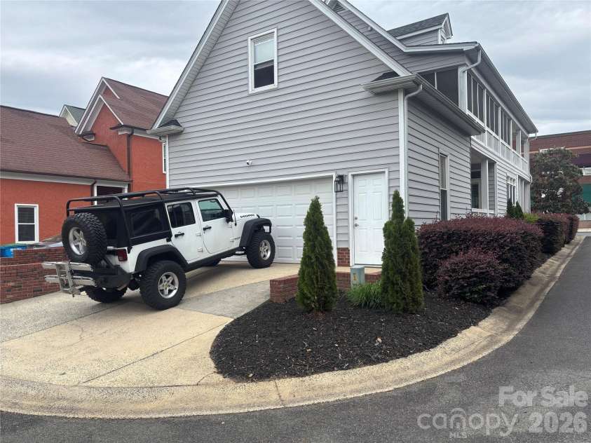 6201 Creft Circle, Indian Trail, NC 28079.  MLS# CAR4376580, YatesRealty ID 55558. Garage and Back of Home