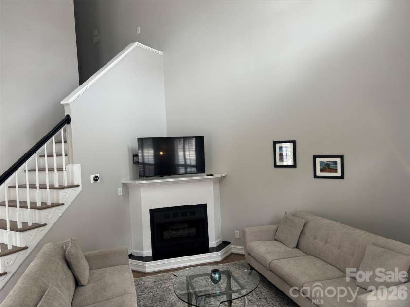 6201 Creft Circle, Indian Trail, NC 28079.  MLS# CAR4376580, YatesRealty ID 55558. Living Room Angle #2
