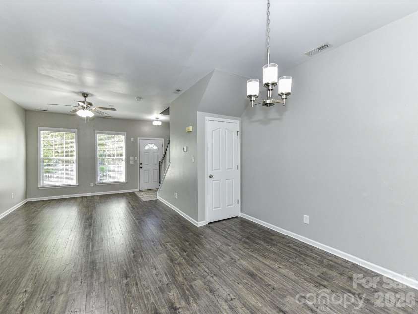 6034 Creft Circle, Indian Trail, NC 28079.  MLS# CAR4432975, YatesRealty ID 55586. Dining Area