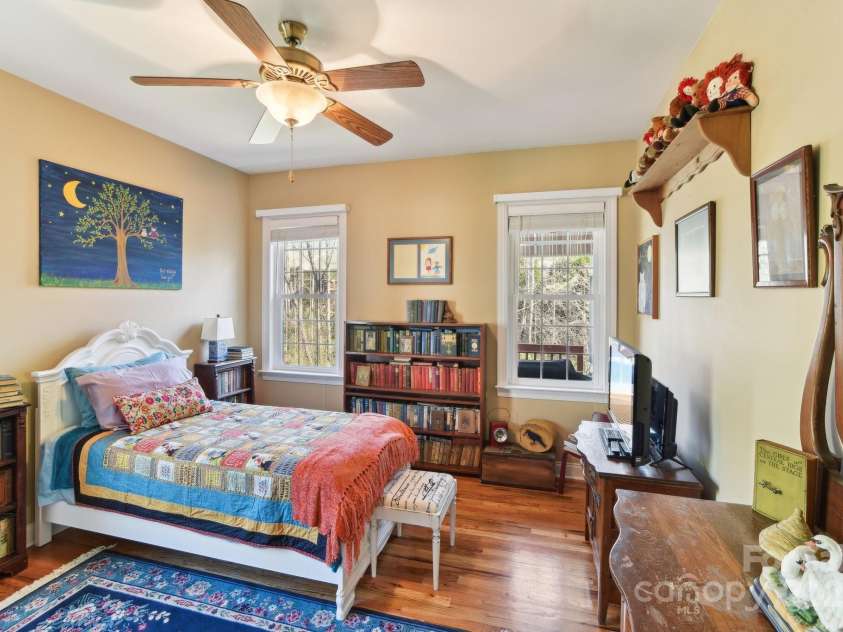 41 Golden Pond Way, Hendersonville, NC 28791.  MLS# CAR4237615, YatesRealty ID 5562. Third bedroom with beautiful flooring and tons of natural light