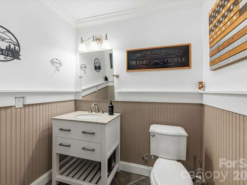 106 River Glen Drive, Morganton, NC 28655.  MLS# CAR4432425, YatesRealty ID 55622. Half Bath