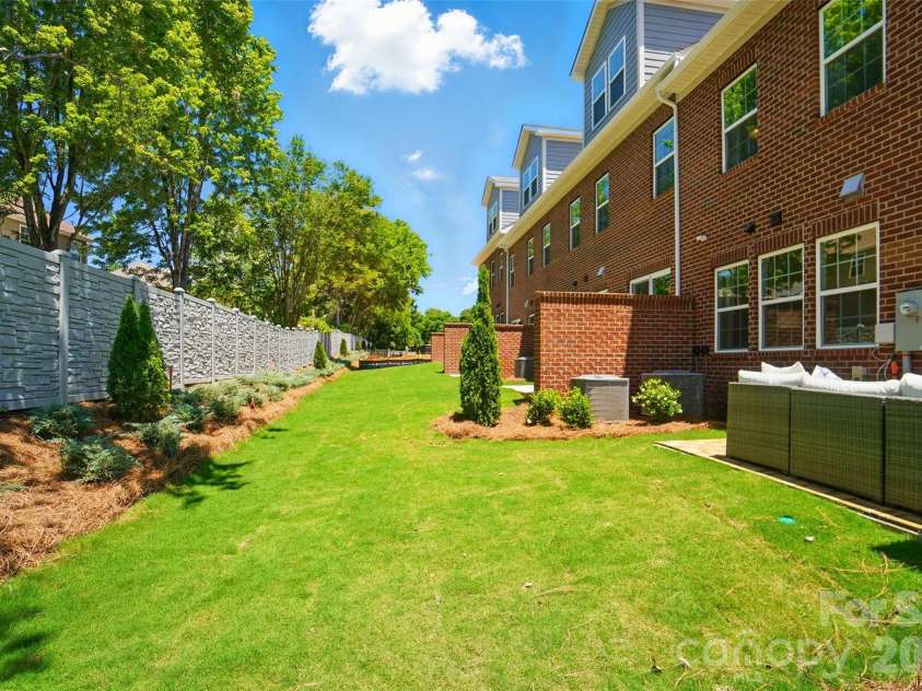 120029 Lavinia Lane, Charlotte, NC 28277.  MLS# CAR4433050, YatesRealty ID 55624. Back Yard