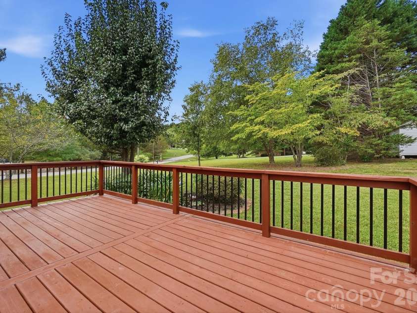 2301 Hunter Davis Court, Monroe, NC 28110.  MLS# CAR4428195, YatesRealty ID 55627. Nice sized deck