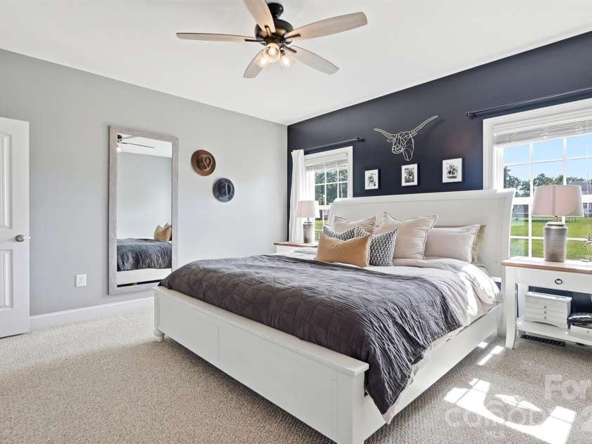4004 Camden Oaks Lane, Monroe, NC 28110.  MLS# CAR4428200, YatesRealty ID 55628. Primary Bedroom