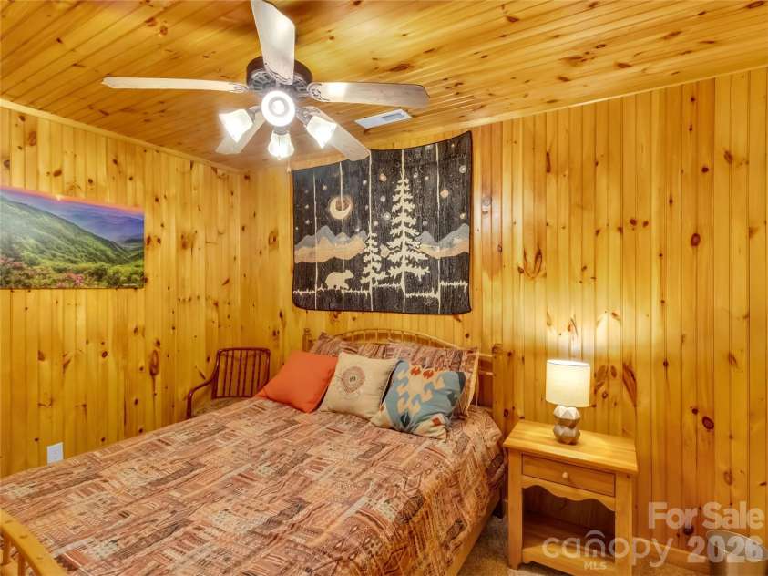 206 Sams Trail, Waynesville, NC 28786.  MLS# CAR4433077, YatesRealty ID 55642. 2nd additional room for office or sleeping accommodations