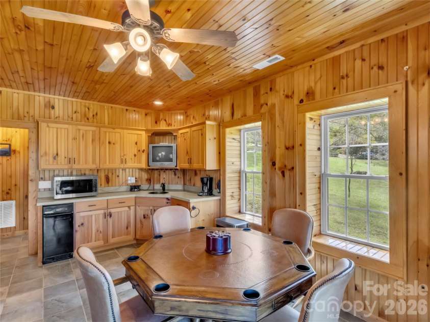 206 Sams Trail, Waynesville, NC 28786.  MLS# CAR4433077, YatesRealty ID 55642. Game area or kitchenette