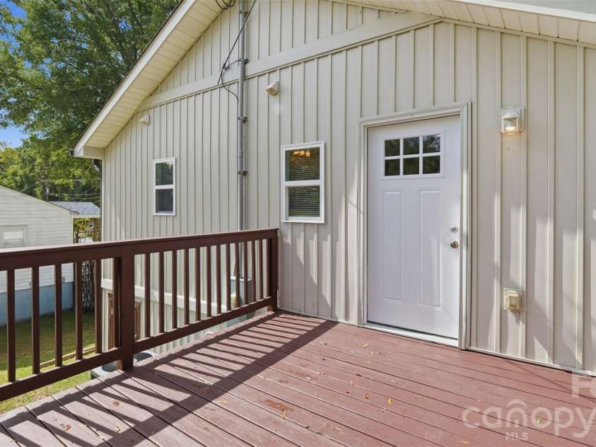 413 Pleasant Avenue, Kannapolis, NC 28081.  MLS# CAR4432895, YatesRealty ID 55647. Back Deck