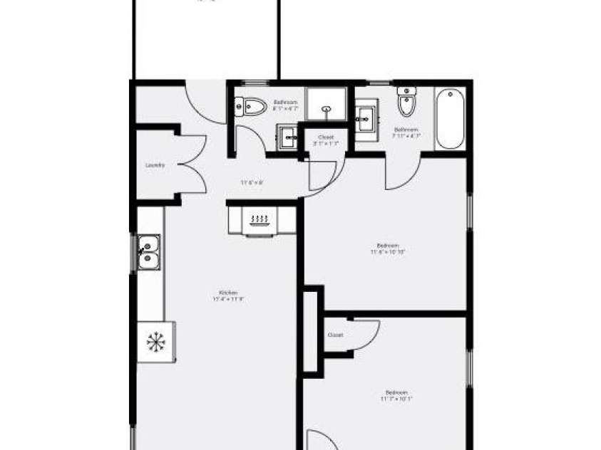 413 Pleasant Avenue, Kannapolis, NC 28081.  MLS# CAR4432895, YatesRealty ID 55647. Floor Plan