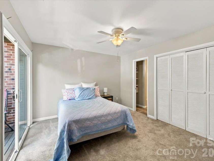 5805 Sharon Road, Charlotte, NC 28210.  MLS# CAR4432363, YatesRealty ID 55662. 2nd bedroom 3rd floor with ensuite and ample closets
