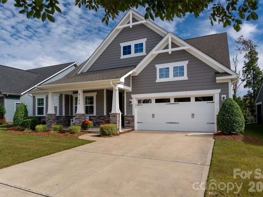 2105 Manor Stone Drive, Indian Trail, NC 28079.  MLS# CAR4432000, YatesRealty ID 55664. 
