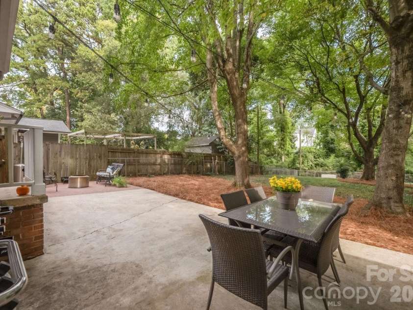 4805 Murrayhill Road, Charlotte, NC 28209.  MLS# CAR4431947, YatesRealty ID 55669. Back patio
