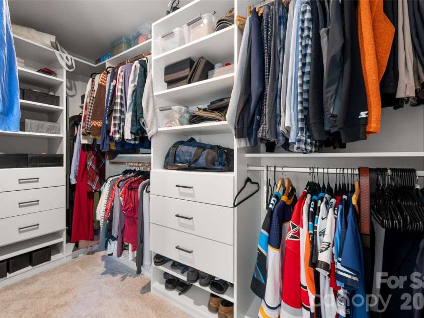 201 Lady Catherine Street, Lancaster, SC 29720.  MLS# CAR4431877, YatesRealty ID 55673. Primary Closet w/ Organizer System