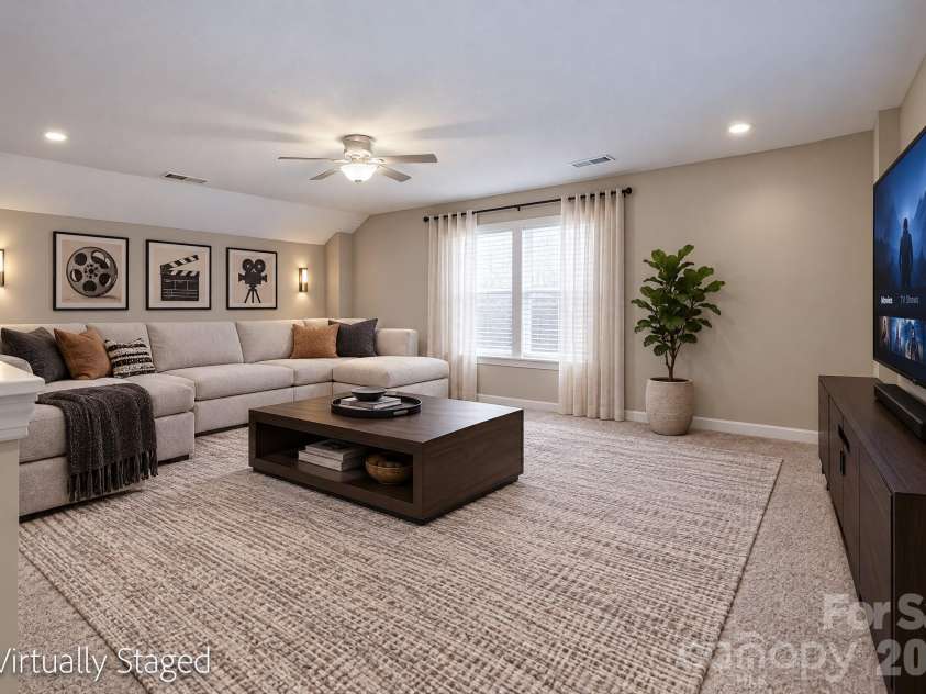 4386 Hunton Dale Road, Concord, NC 28027.  MLS# CAR4431739, YatesRealty ID 55677. Bonus Room Upstairs-Virtually staged