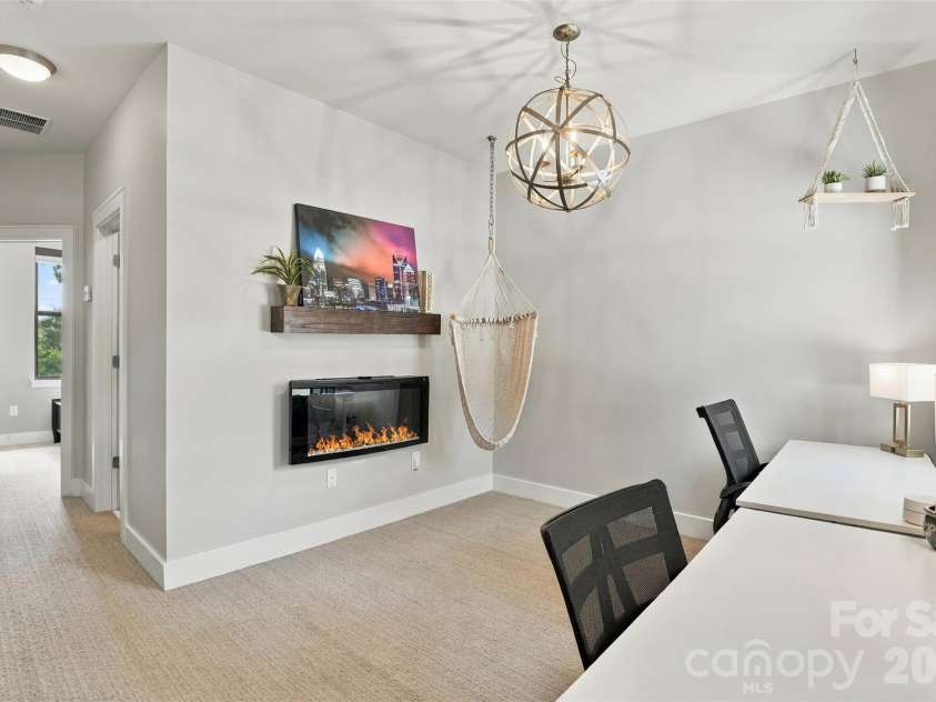 534 McDowell Street, Charlotte, NC 28204.  MLS# CAR4431540, YatesRealty ID 55682. Flex space (office/living room)