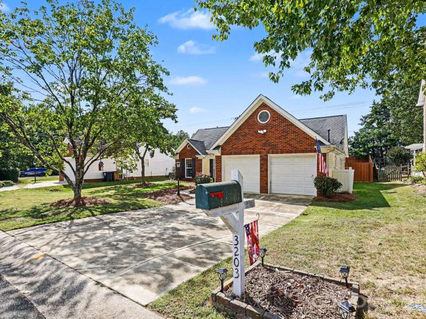 3203 Brookstone Trail, Indian Trail, NC 28079.  MLS# CAR4431545, YatesRealty ID 55684. 