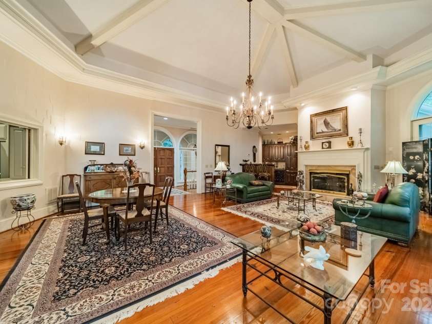 80 Fairview Farms Road, Shelby, NC 28150.  MLS# CAR4160365, YatesRealty ID 5569. Large Living Room on main level