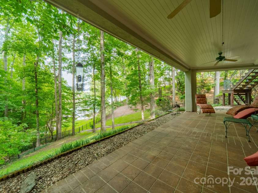 80 Fairview Farms Road, Shelby, NC 28150.  MLS# CAR4160365, YatesRealty ID 5569. Large Lower Patio