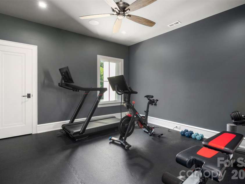 2111 Cortelyou Road, Charlotte, NC 28211.  MLS# CAR4431155, YatesRealty ID 55699. Exercise room