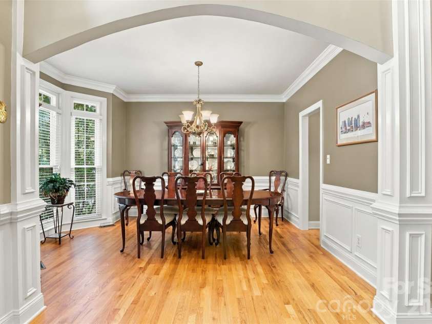 3564 Weddington Oaks Drive, Matthews, NC 28104.  MLS# CAR4430938, YatesRealty ID 55702. Formal dining room