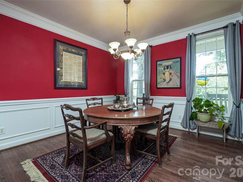 8120 Glamorgan Lane, Matthews, NC 28104.  MLS# CAR4430741, YatesRealty ID 55705. Dining Room
