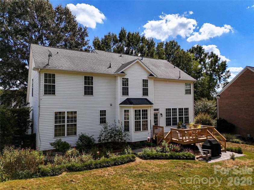 8120 Glamorgan Lane, Matthews, NC 28104.  MLS# CAR4430741, YatesRealty ID 55705. Rear Elevation