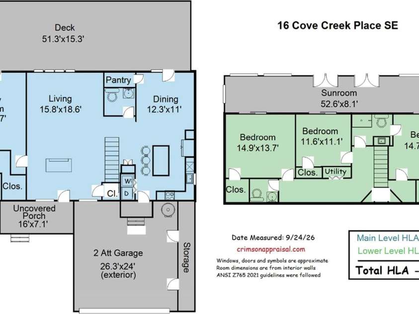 16 Cove Creek Place, Concord, NC 28025.  MLS# CAR4430765, YatesRealty ID 55707. 