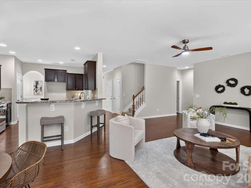 2712 Lawson Drive, Waxhaw, NC 28173.  MLS# CAR4430224, YatesRealty ID 55714. Engineered Hardwood Floors