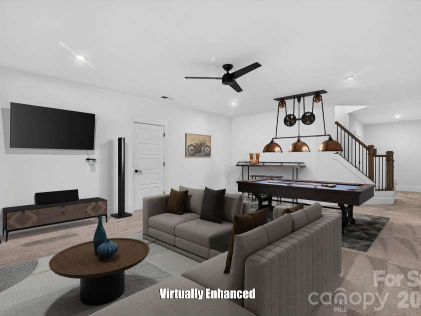 1216 Glade Arch Lane, Huntersville, NC 28078.  MLS# CAR4429661, YatesRealty ID 55720. (Virtually Staged)