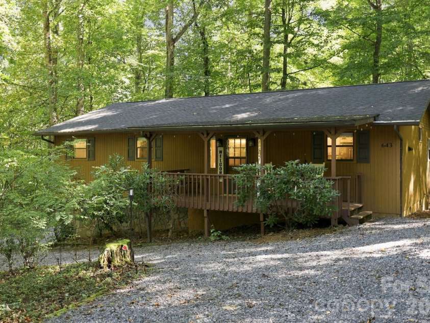 643 Timberline Drive, Maggie Valley, NC 28751.  MLS# CAR4428278, YatesRealty ID 55735. 