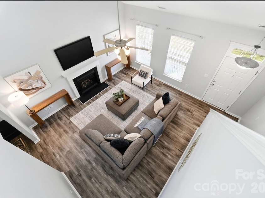 10329 Misty Moss Court, Mint Hill, NC 28227.  MLS# CAR4431248, YatesRealty ID 55756. A view from the loft
