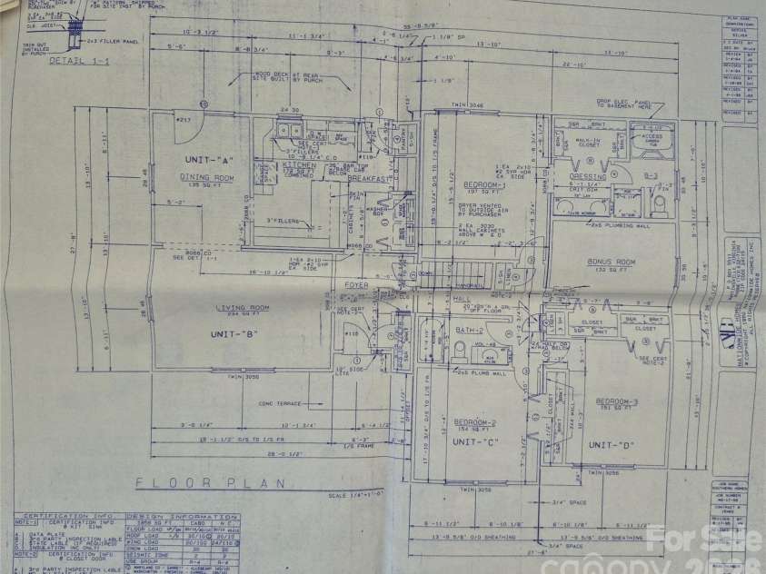 67 & 69 Allman Hill Road, Weaverville, NC 28787.  MLS# CAR4427443, YatesRealty ID 55771. Floor plan - main home