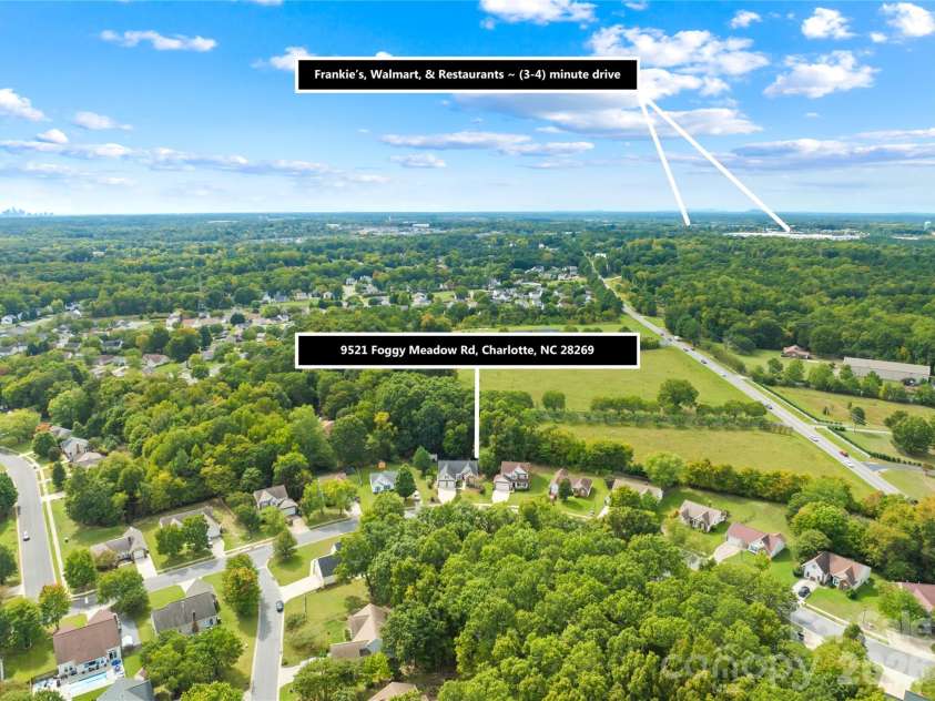 9521 Foggy Meadow Road, Charlotte, NC 28269.  MLS# CAR4432947, YatesRealty ID 55776. 