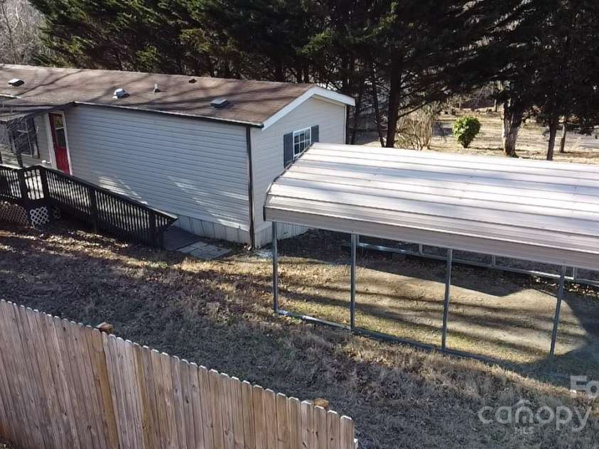 113 Highlander Street, Morganton, NC 28655.  MLS# CAR4220789, YatesRealty ID 5578. Carport / Fence