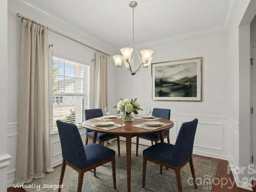 24526 Blue Heron Circle, Lancaster, SC 29720.  MLS# CAR4431328, YatesRealty ID 55799. Dining room-virtually staged